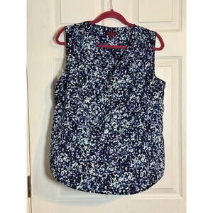 🩵🩵212 Collection Women's Sleeveless Purple/black/blue Speckled Blouse, Large🩵🩵